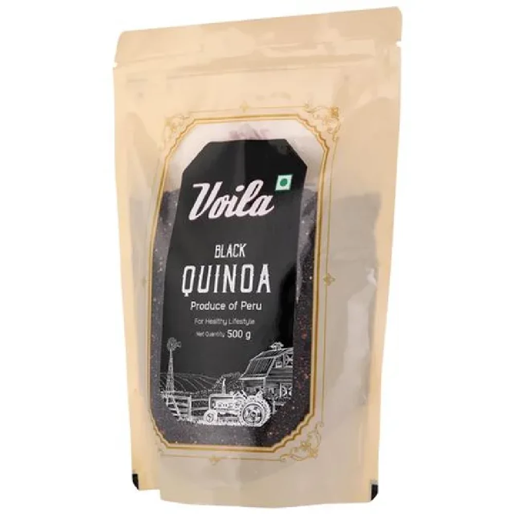 VOILA Black Quinoa From Peru, 500 g Box-6.webp